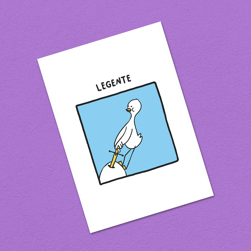 Postkarte A6 "Legente"