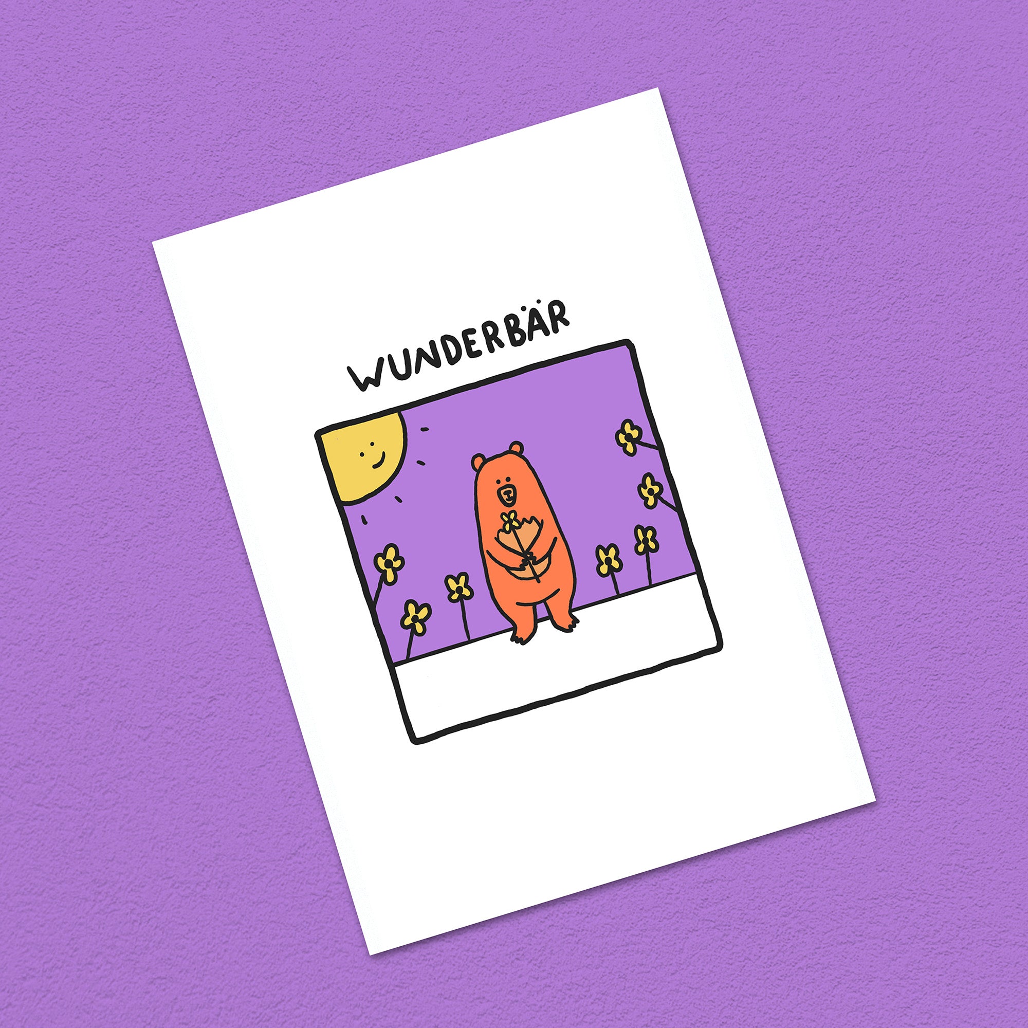 Postkarte A6 "Wunderbär"