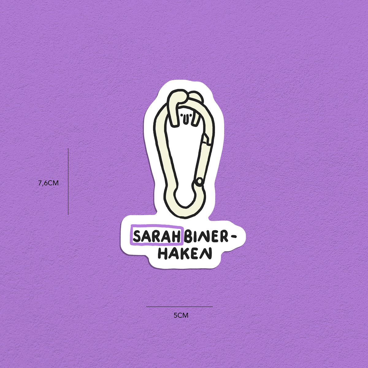 Spitznamen Sarah, Stickerset, 8er