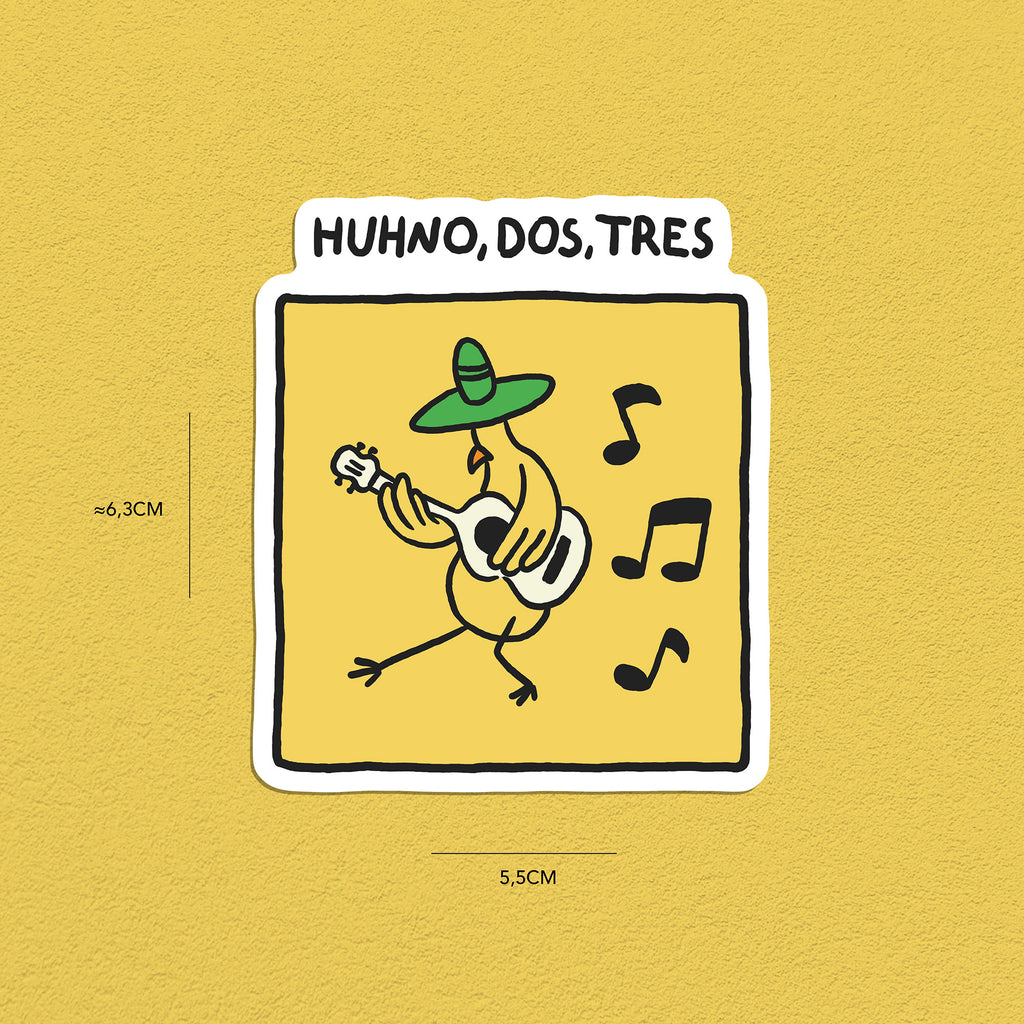 Hühner Stickerset, 9er