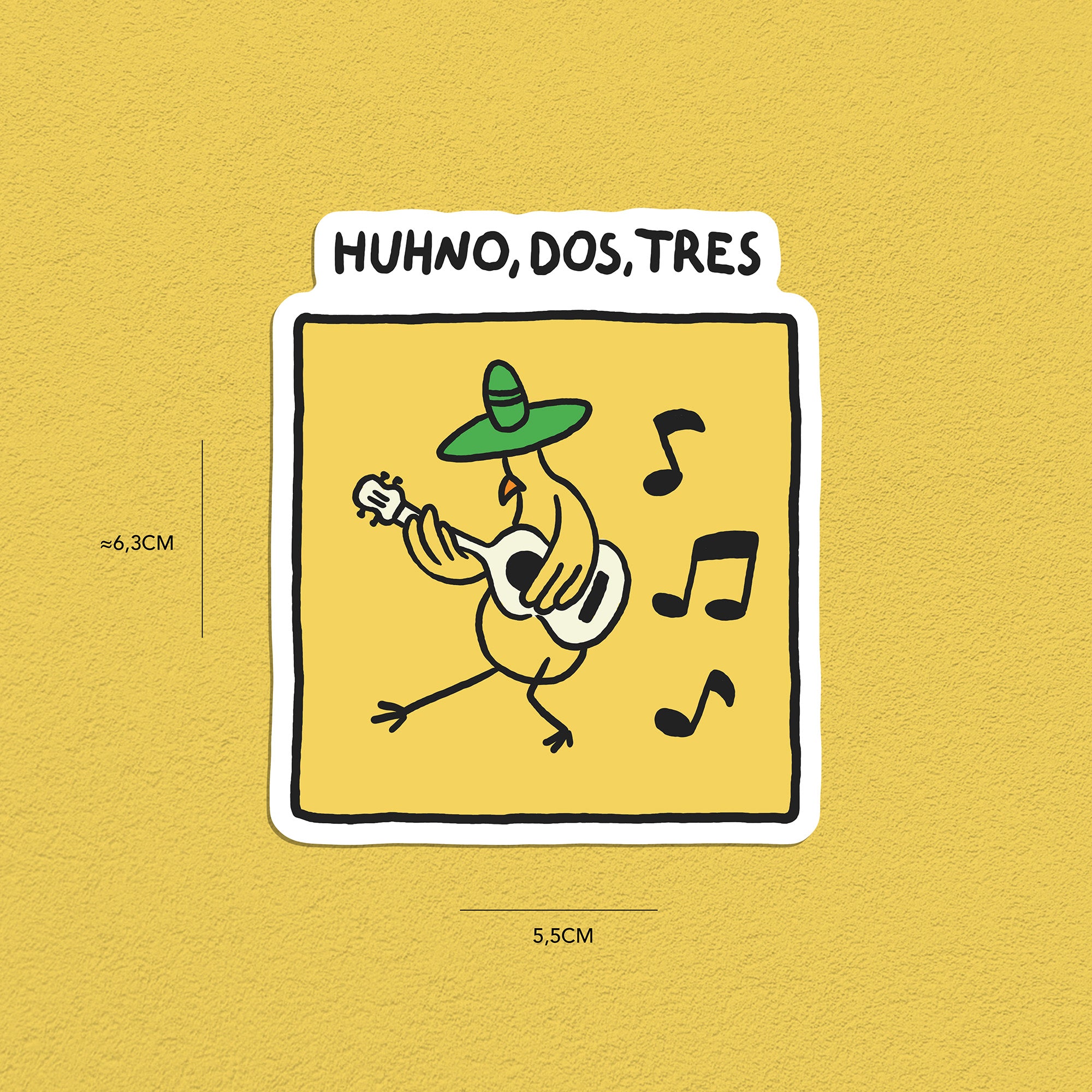 Hühner Stickerset, 9er