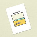 Postkarte A6 "Kannibaal"