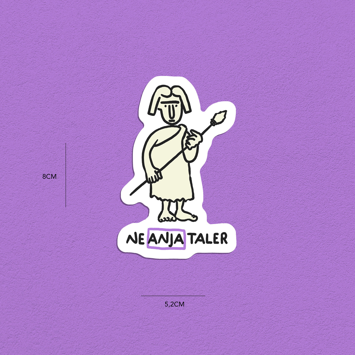 Spitznamen Anja, Stickerset, 8er