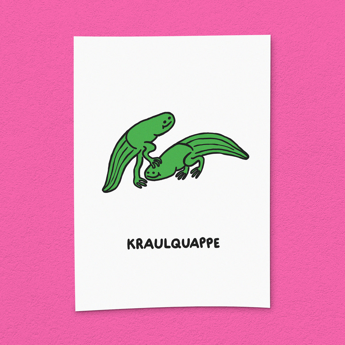 Kunstdruck "Kraulquappe"