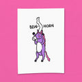 Kunstdruck "Bein-Horn"