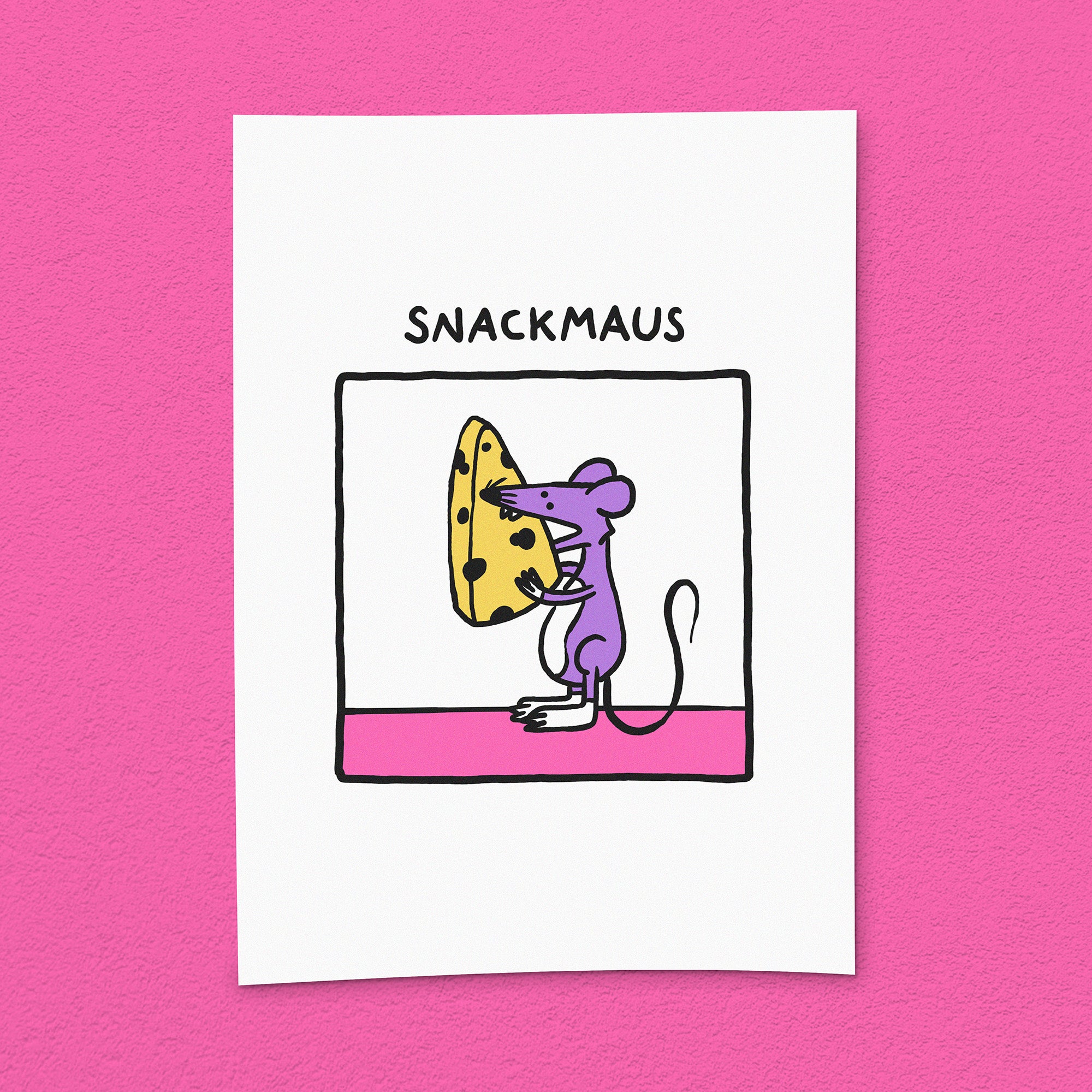 Kunstdruck "Snackmaus"