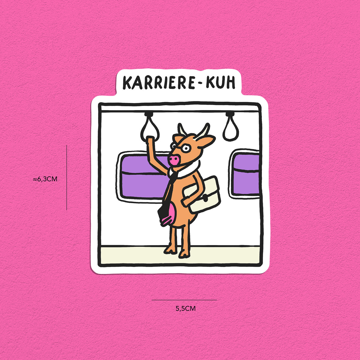 Kühe Stickerset, 9er
