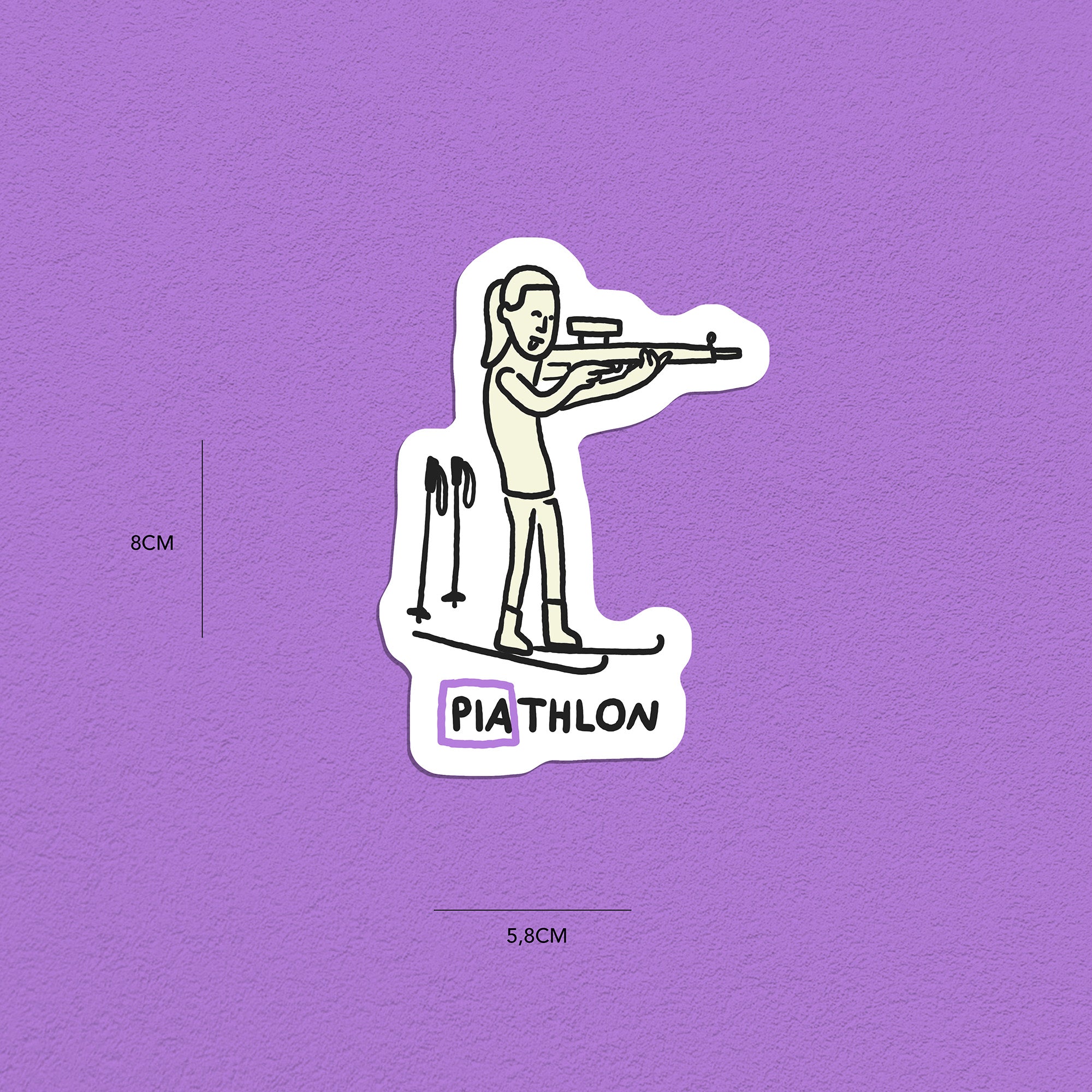 Spitznamen Pia, Stickerset, 8er