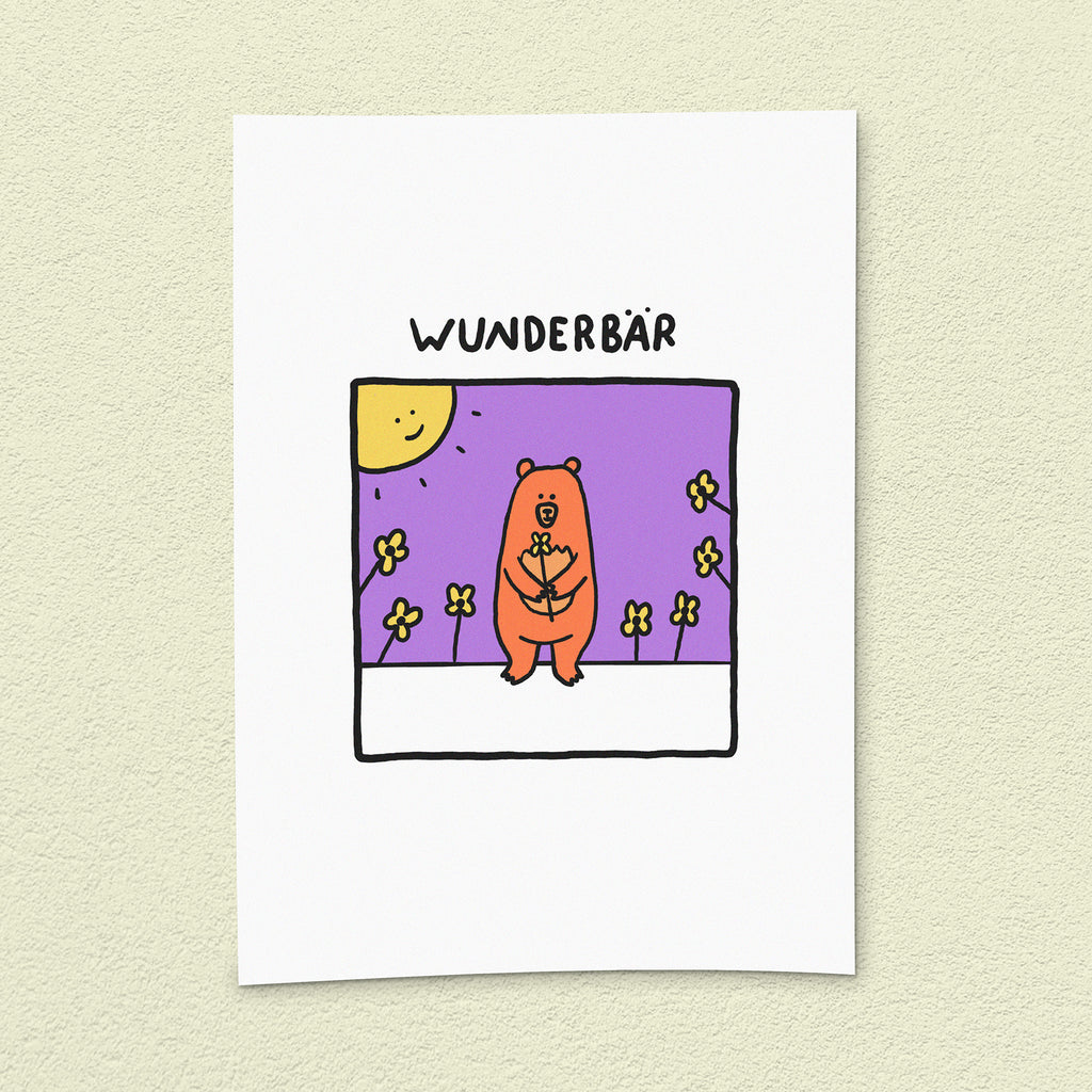 Kunstdruck "Wunderbär"