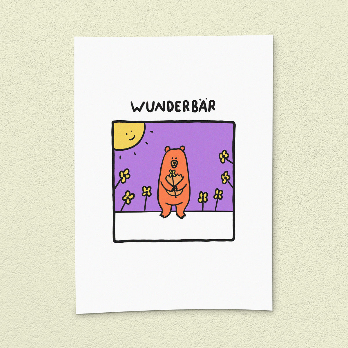 Kunstdruck "Wunderbär"