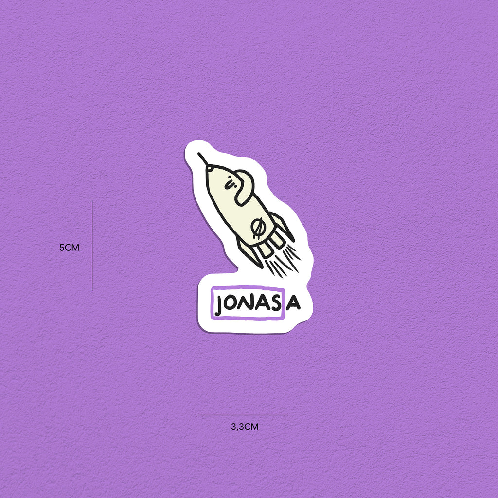 Spitznamen Jonas, Stickerset, 8er