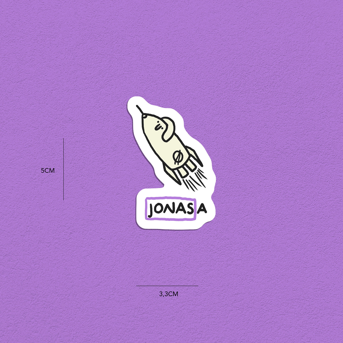 Spitznamen Jonas, Stickerset, 8er