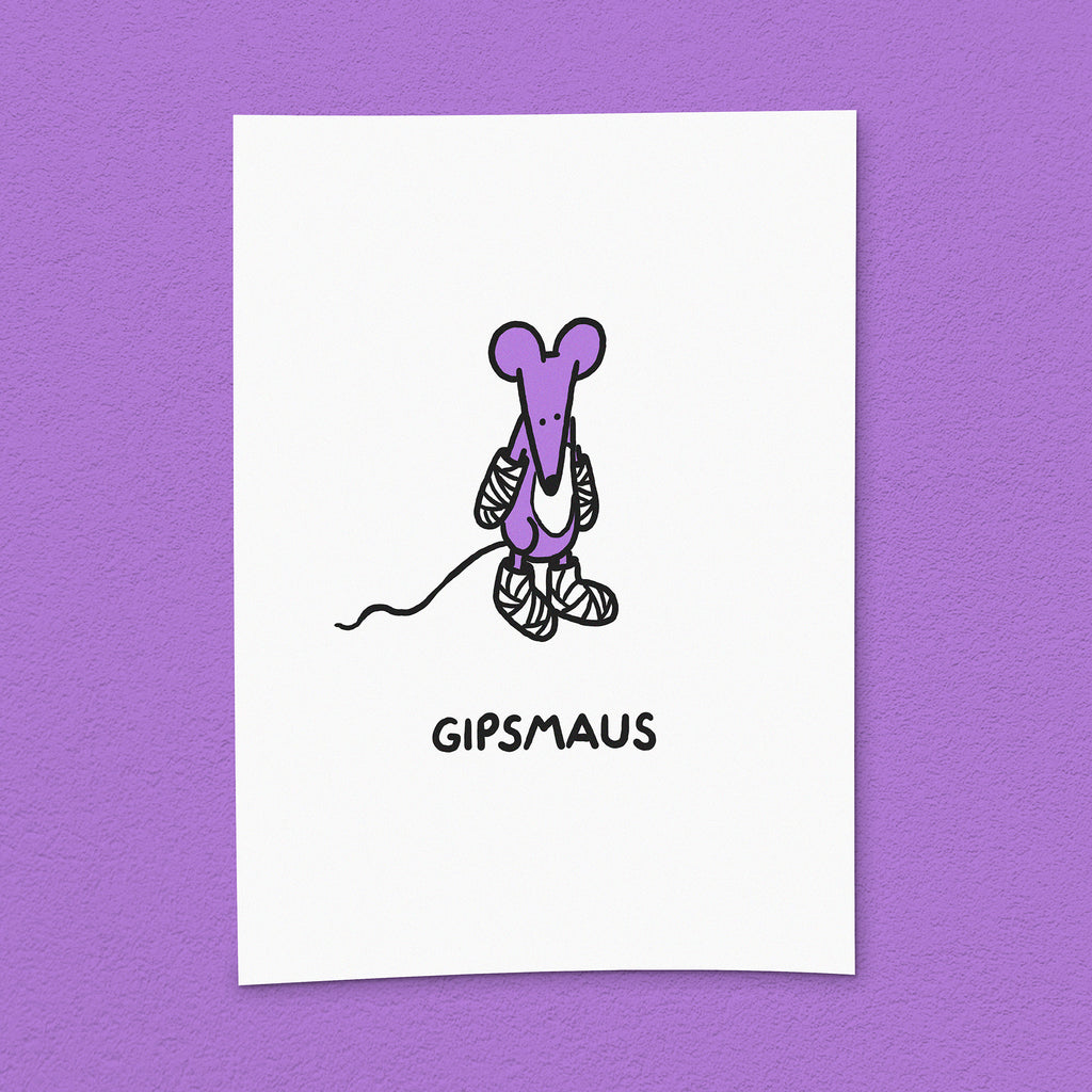 Kunstdruck "Gipsmaus"