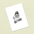 Postkarte A6 "Not today"