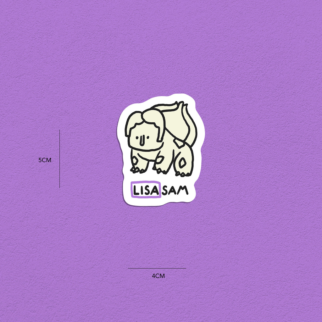 Spitznamen Lisa, Stickerset, 8er