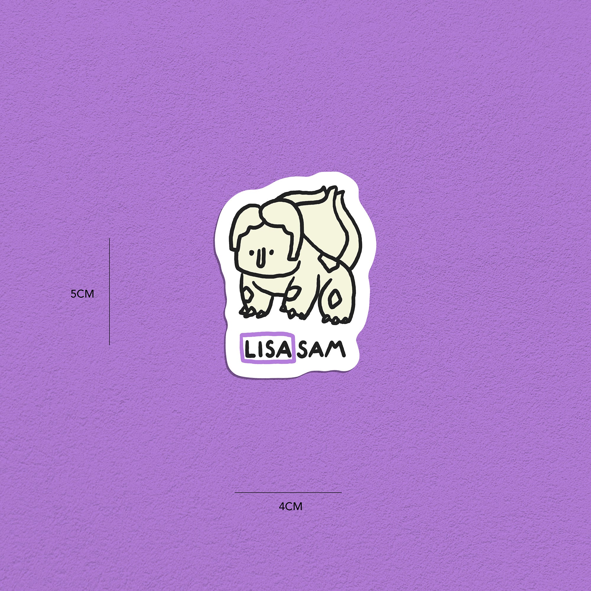 Spitznamen Lisa, Stickerset, 8er