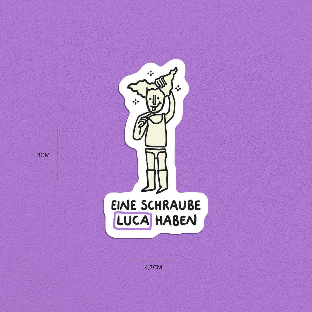 Spitznamen Luca, Stickerset, 8er