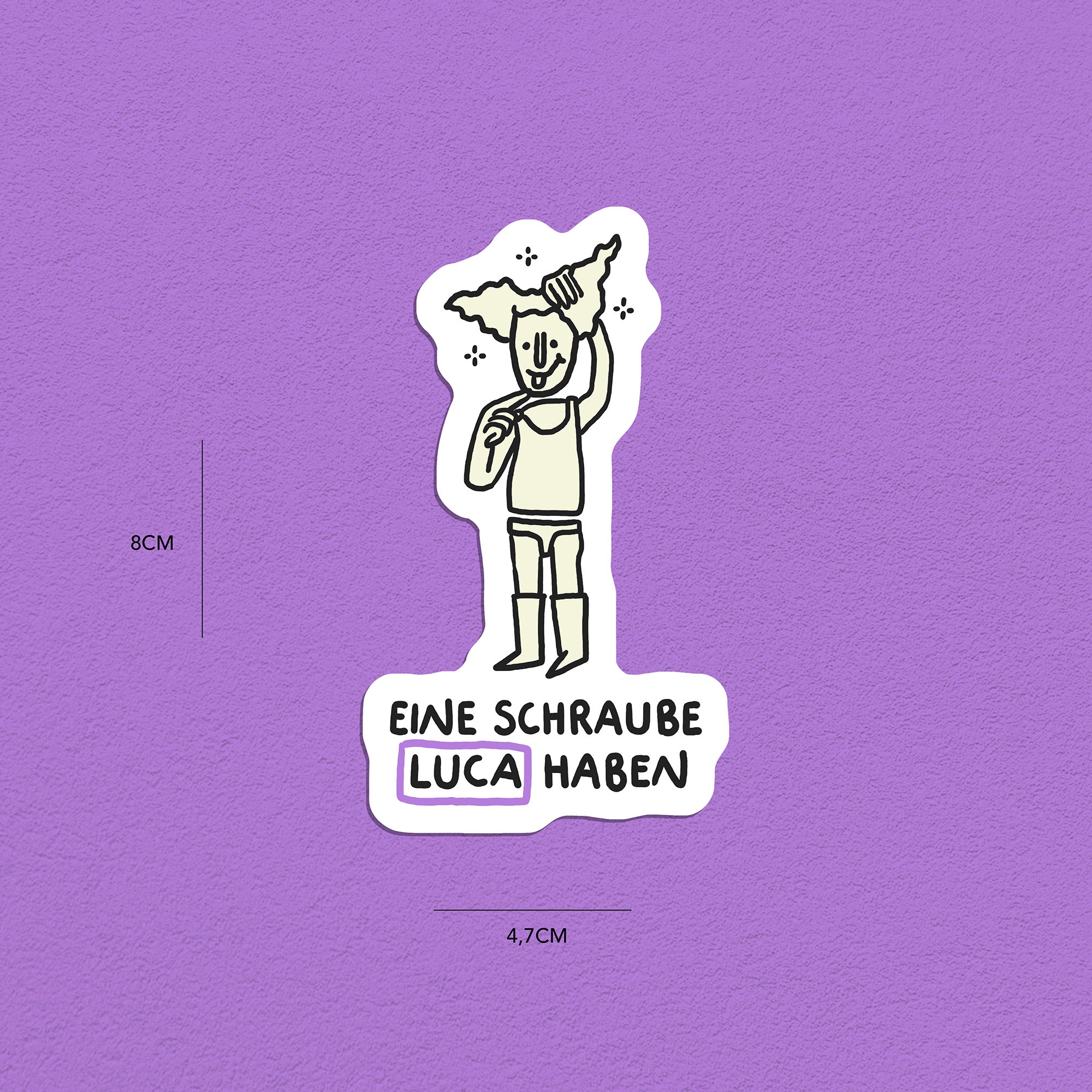 Spitznamen Luca, Stickerset, 8er