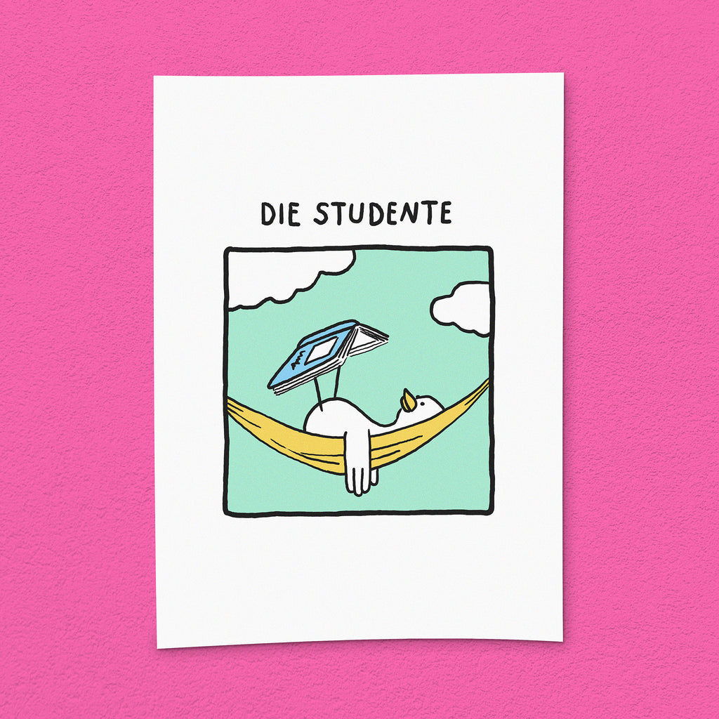 Kunstdruck "Studente"