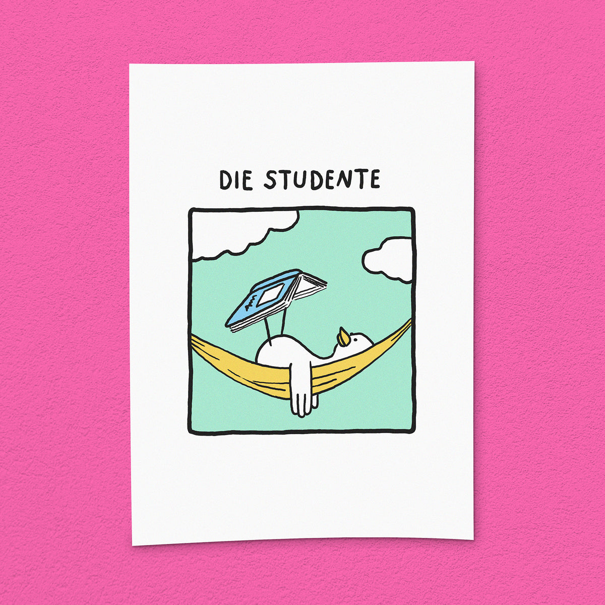 Kunstdruck "Studente"