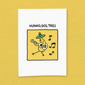 Kunstdruck "Huhno, Dos, Tres"
