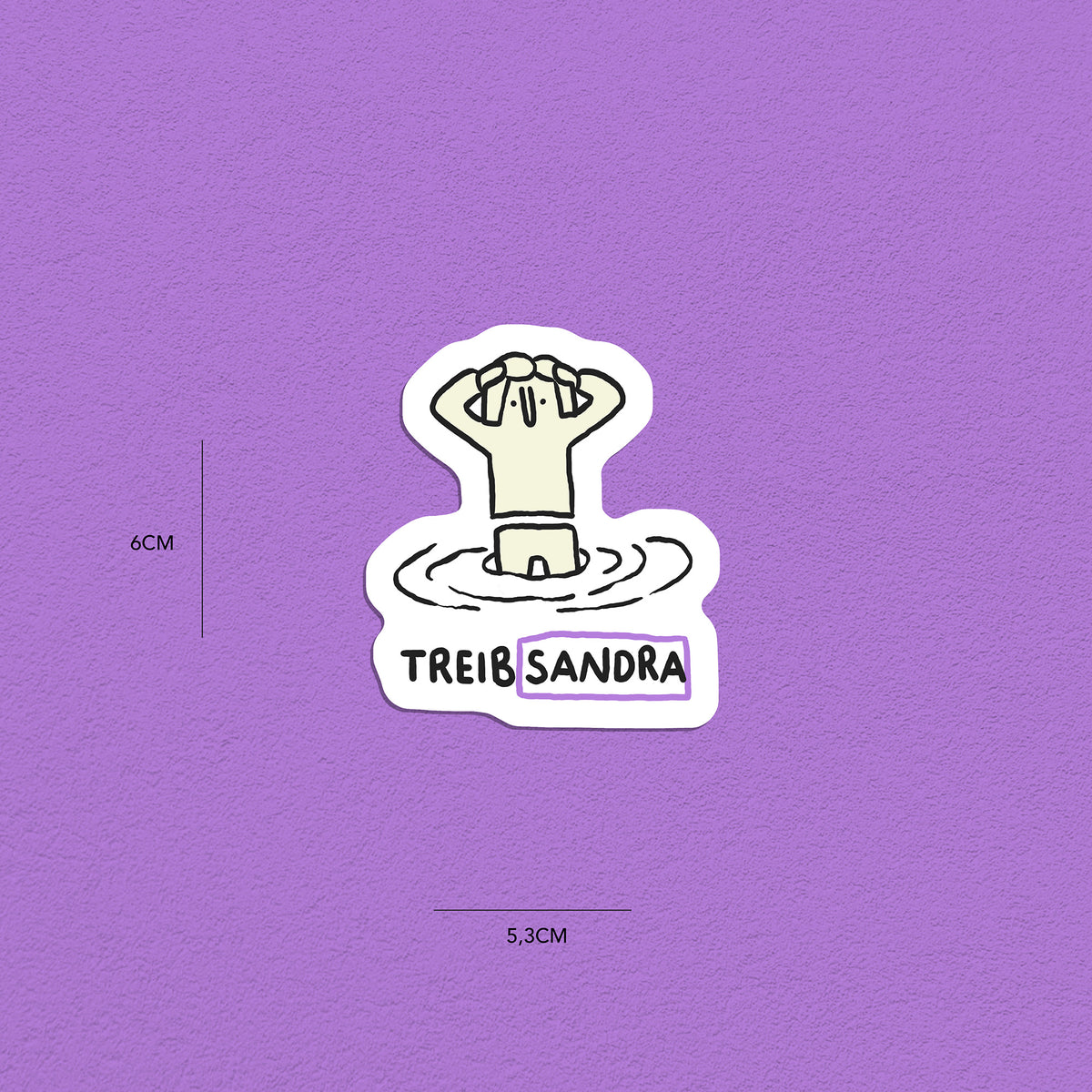 Spitznamen Sandra, Stickerset, 8er