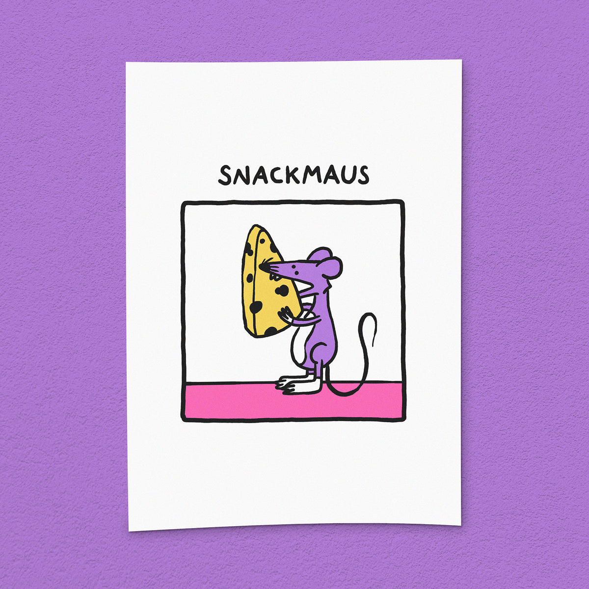 Kunstdruck "Snackmaus"