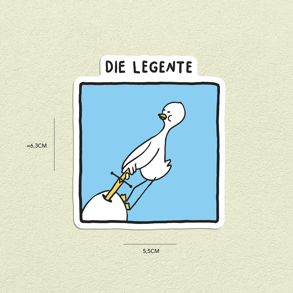Enten Stickerset, 9er