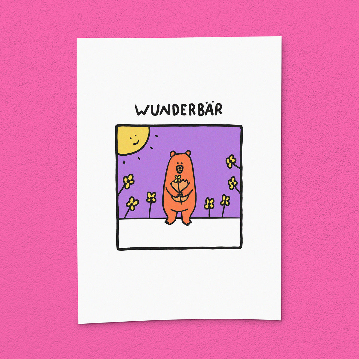 Kunstdruck "Wunderbär"