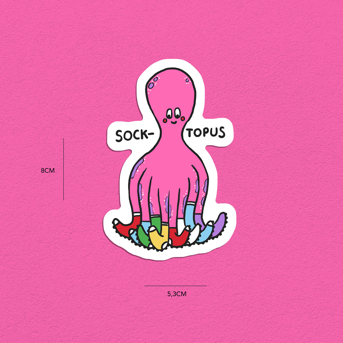 Oktopusse Stickerset, 10er