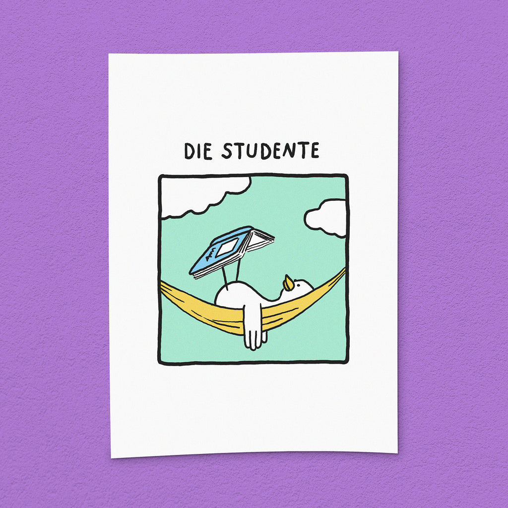 Kunstdruck "Studente"