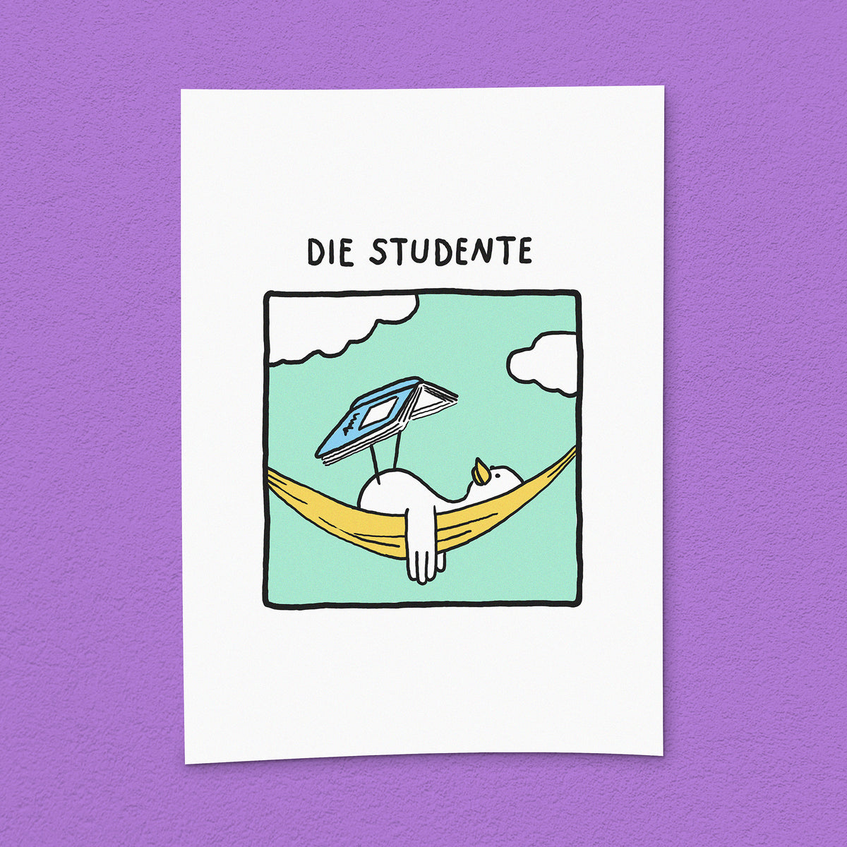 Kunstdruck "Studente"