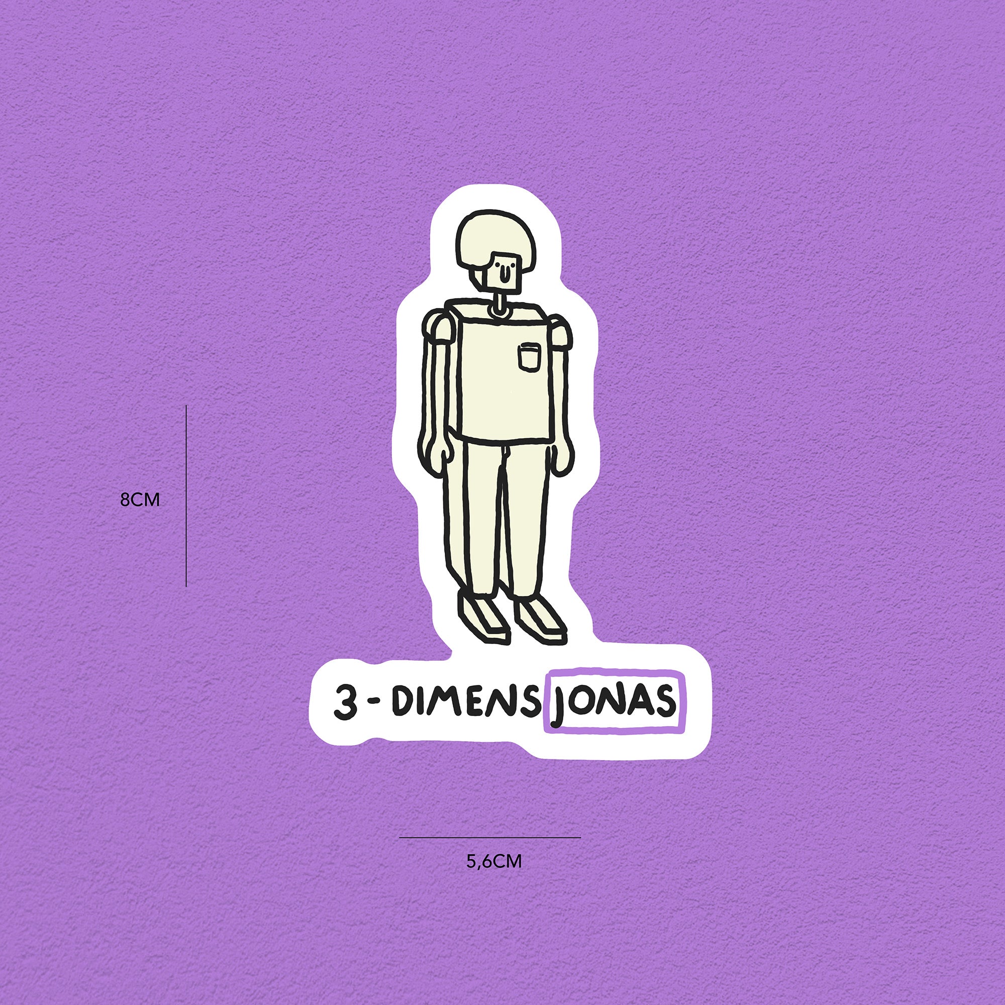 Spitznamen Jonas, Stickerset, 8er