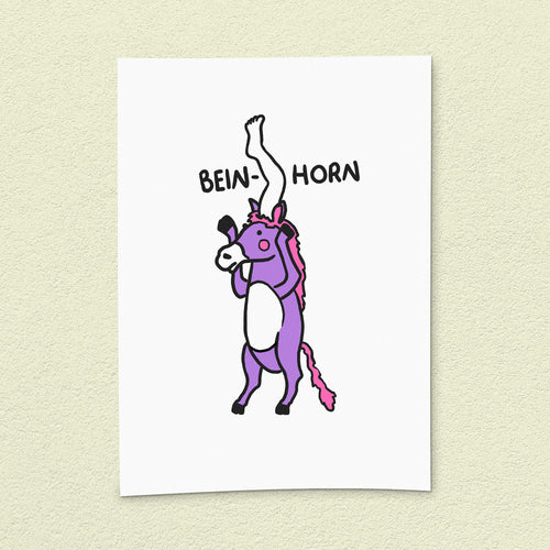 Kunstdruck "Bein-Horn"