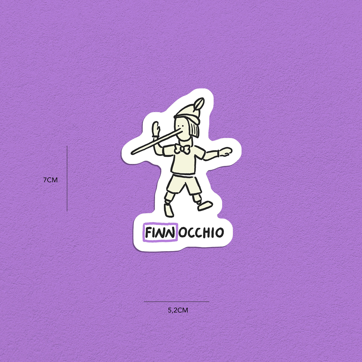Spitznamen Finn, Stickerset, 8er