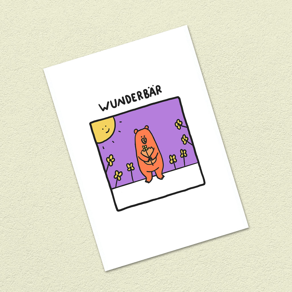 Postkarte A6 "Wunderbär"
