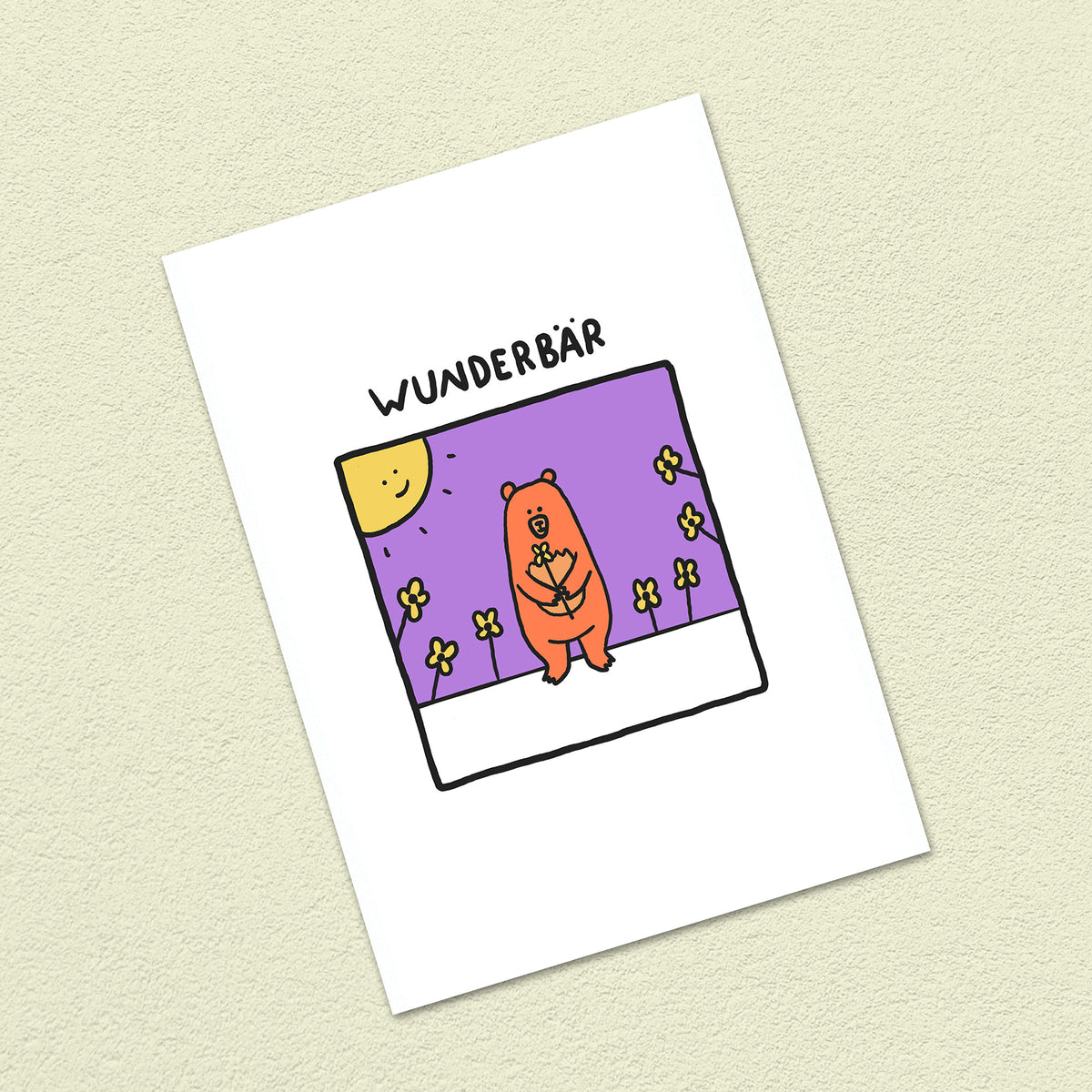 Postkarte A6 "Wunderbär"