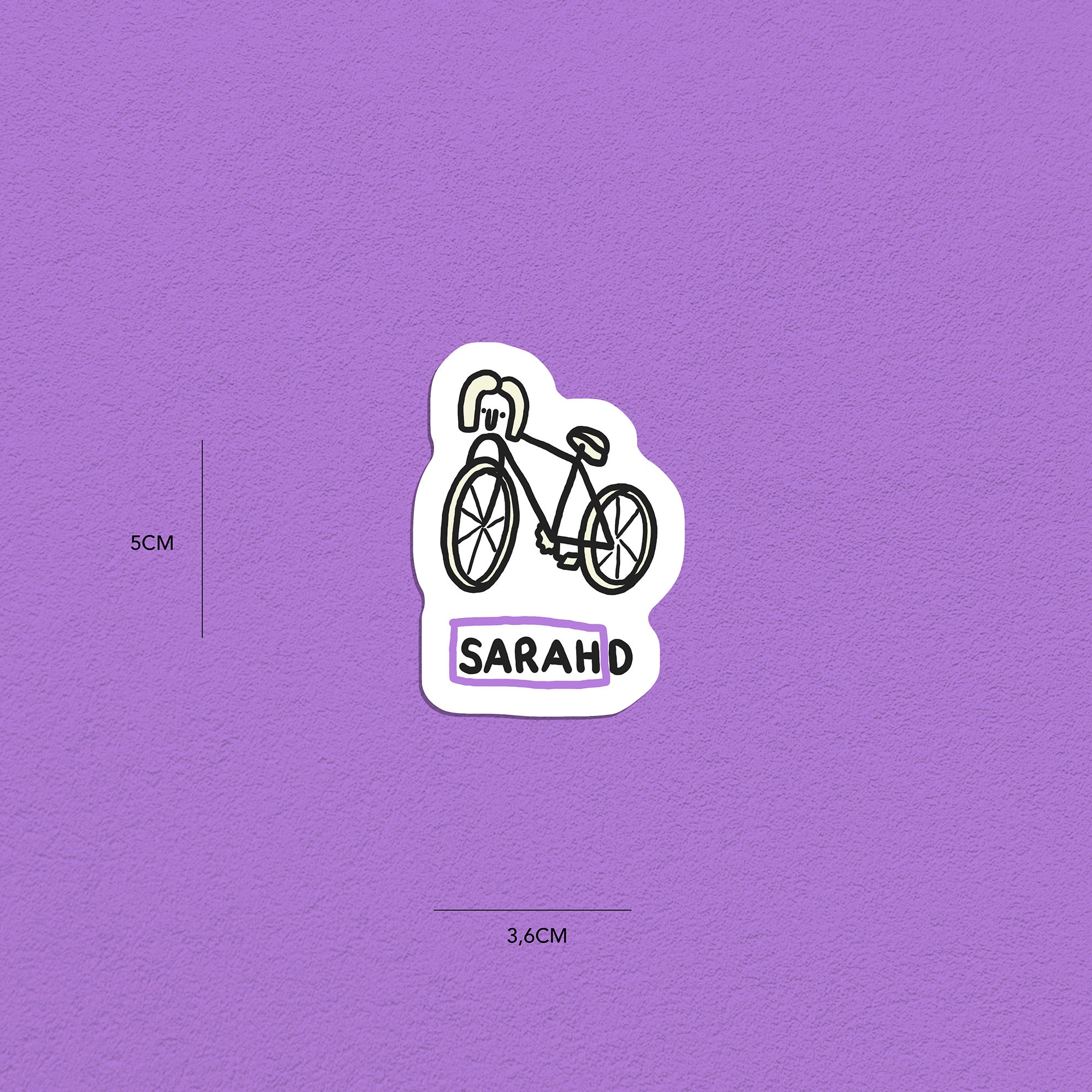 Spitznamen Sarah, Stickerset, 8er