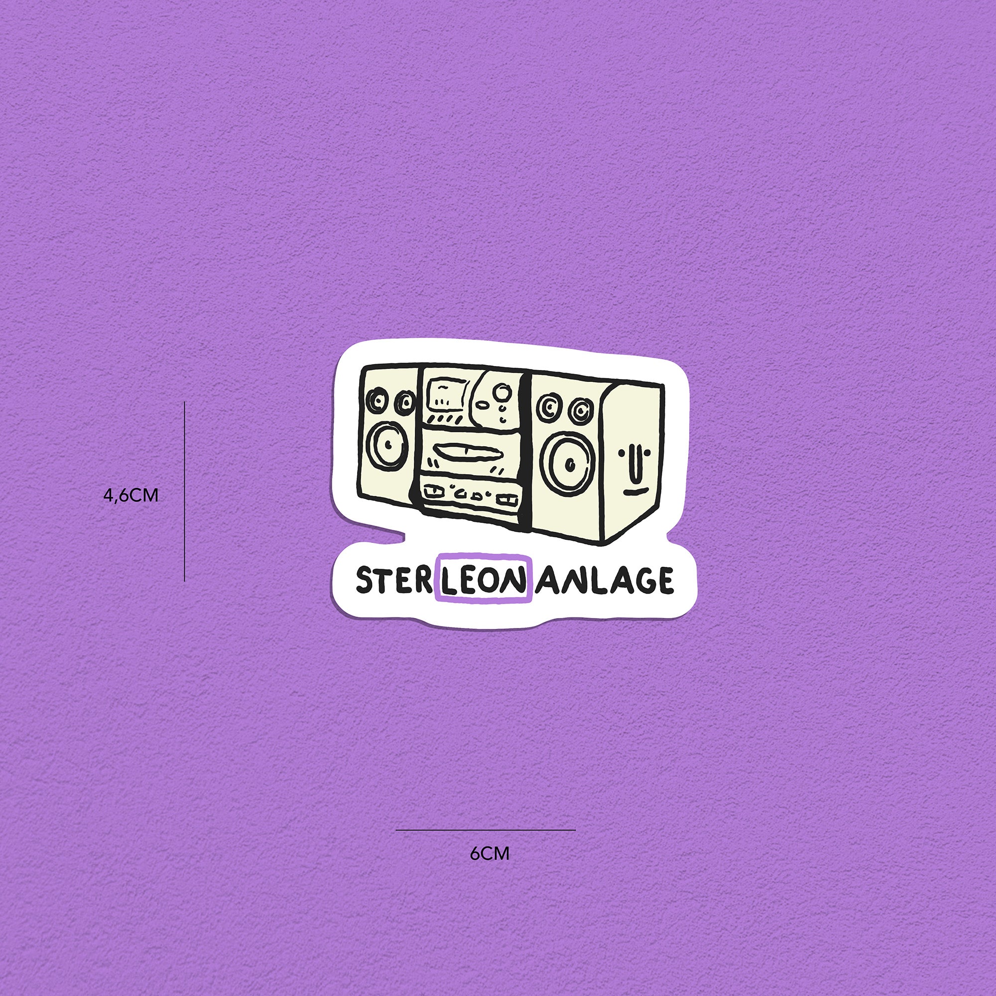 Spitznamen Leon, Stickerset, 8er