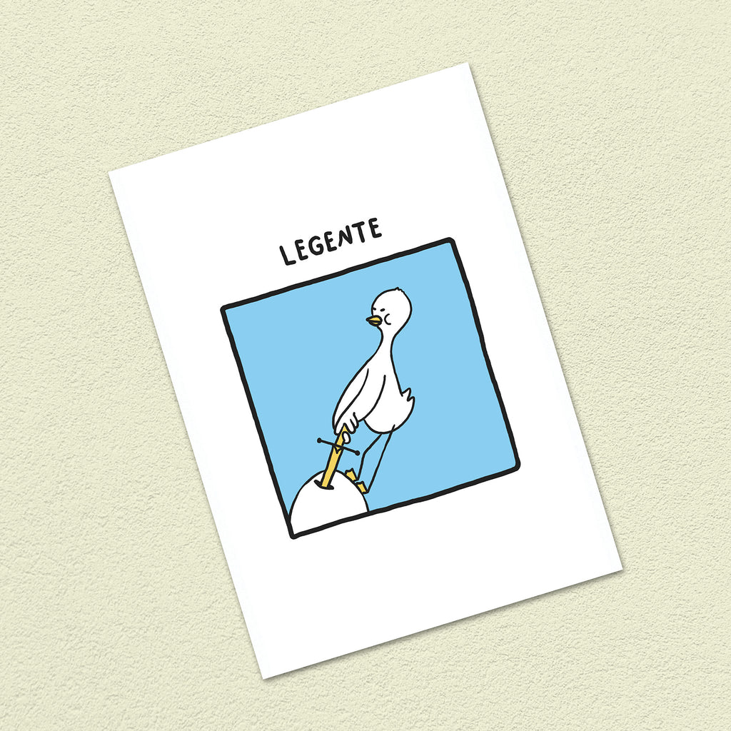 Postkarte A6 "Legente"