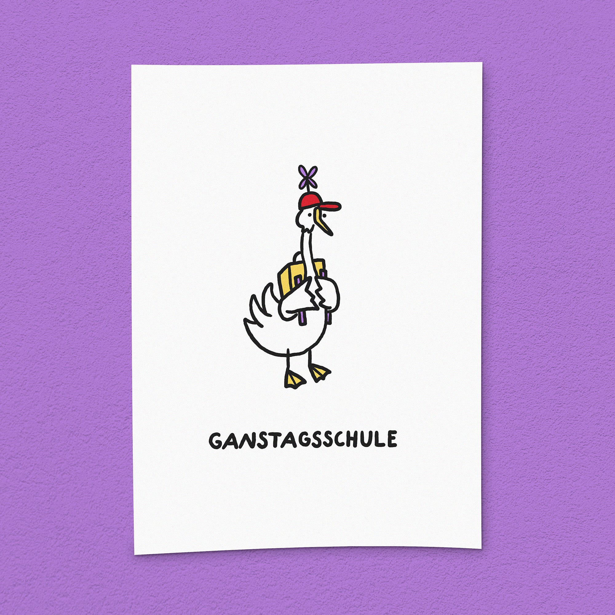 Kunstdruck "Ganstagsschule"