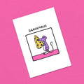Postkarte A6 "Snackmaus"