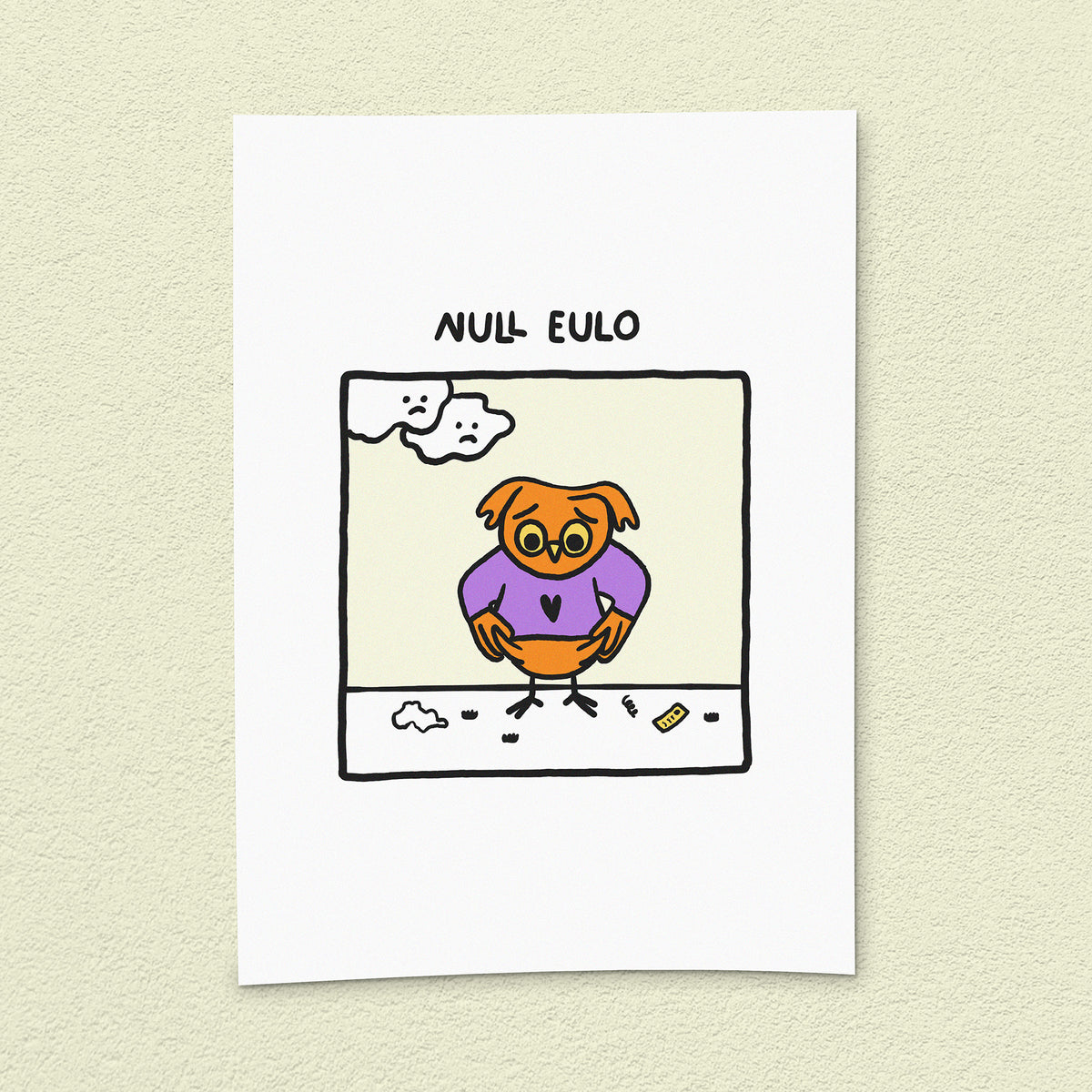 Kunstdruck "Null Eulo"