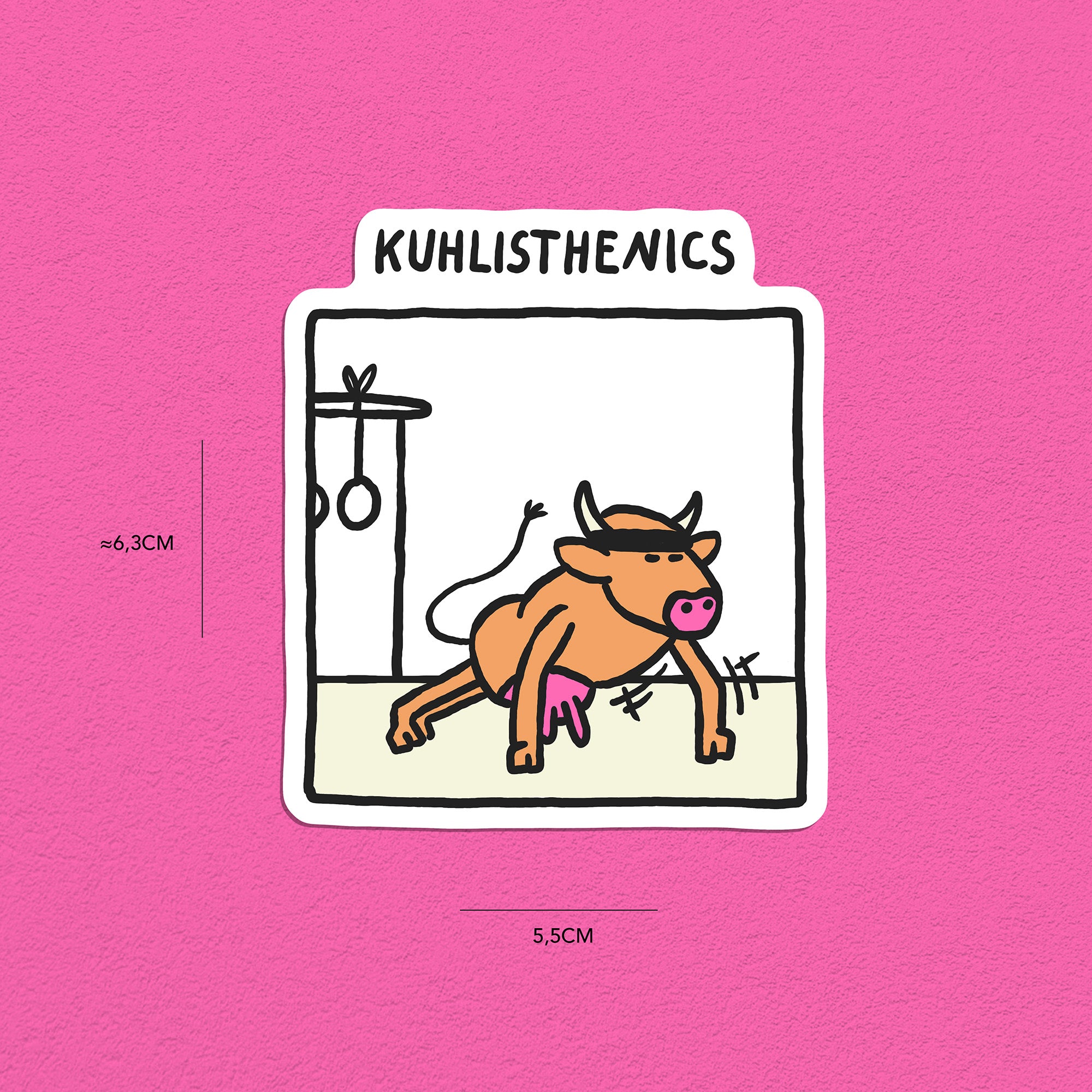 Kühe Stickerset, 9er