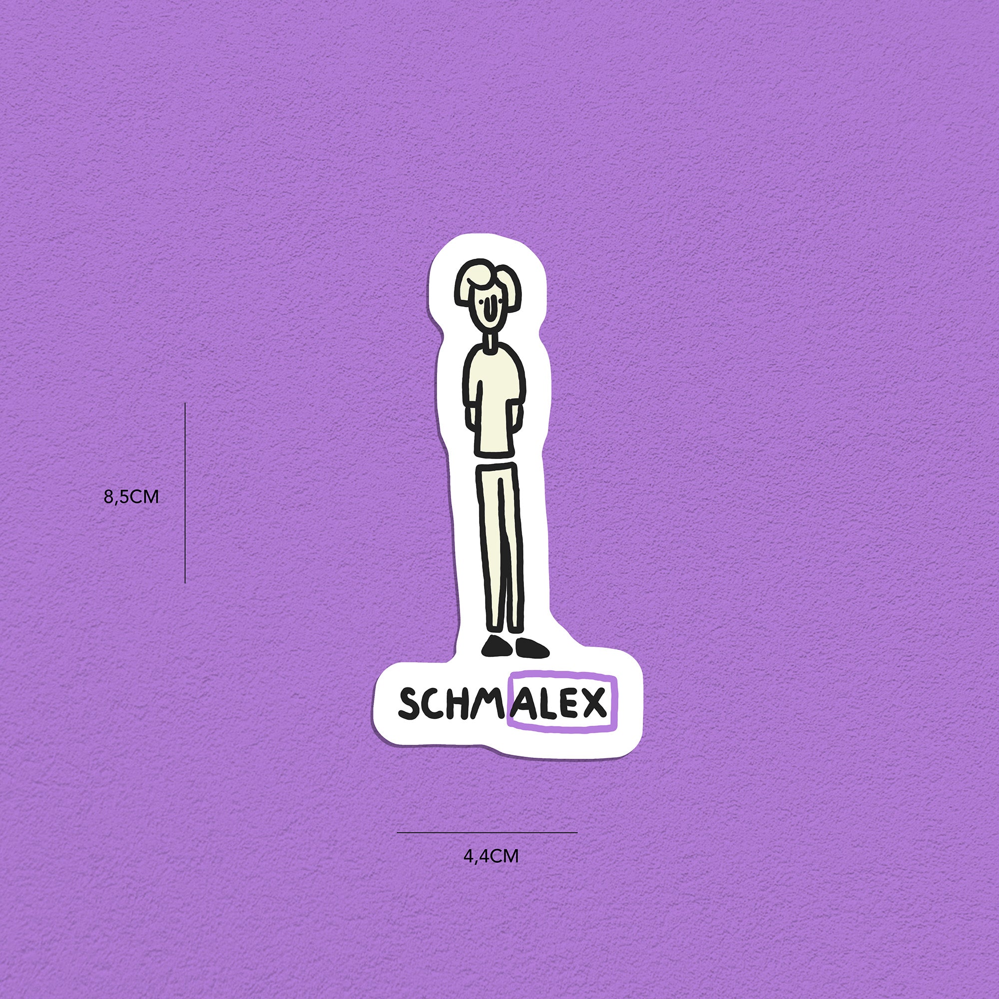Spitznamen Alex, Stickerset, 8er