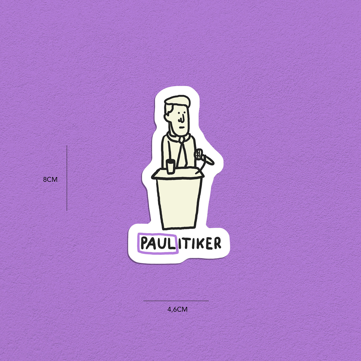 Spitznamen Paul, Stickerset, 8er