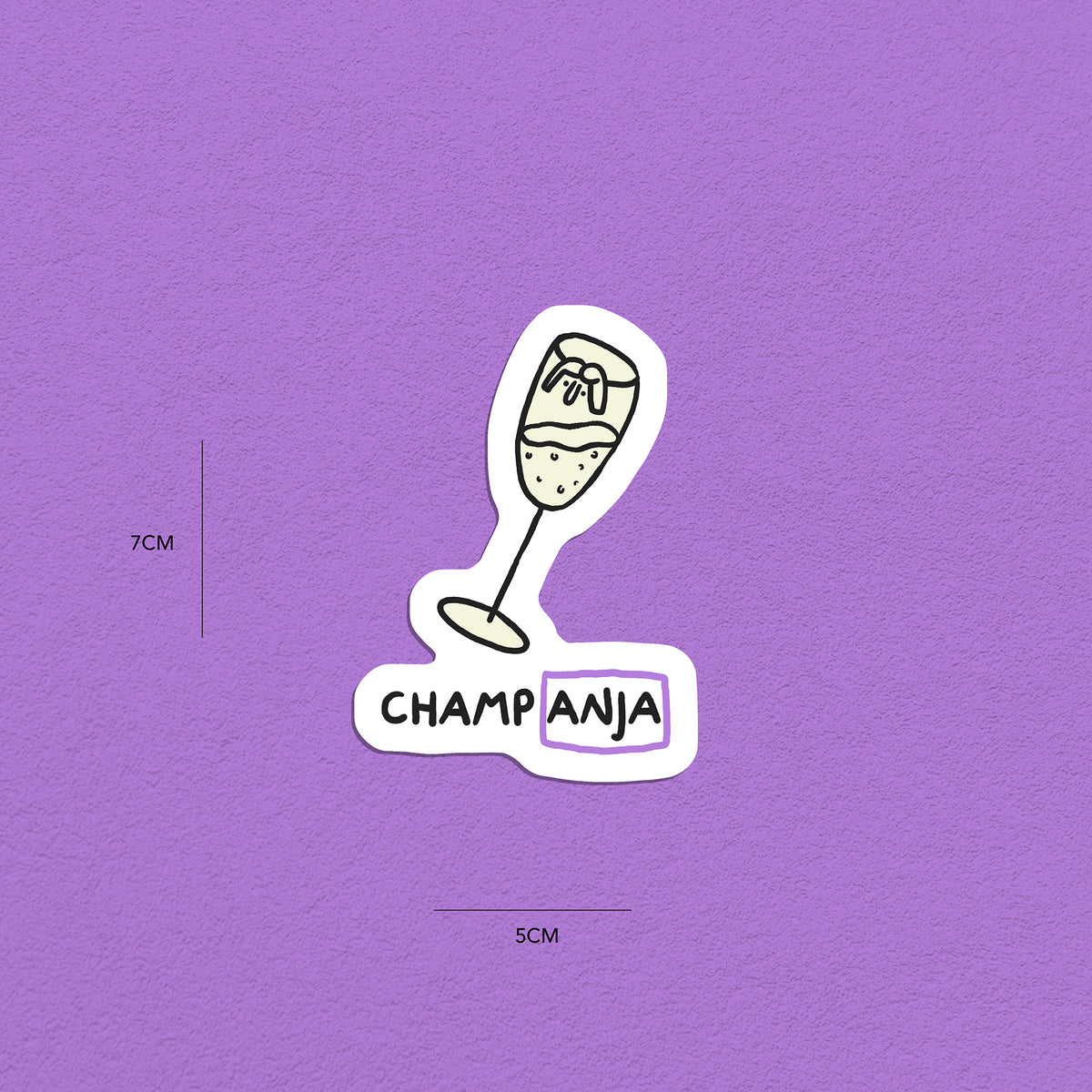 Spitznamen Anja, Stickerset, 8er