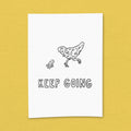 Kunstdruck "Keep going"
