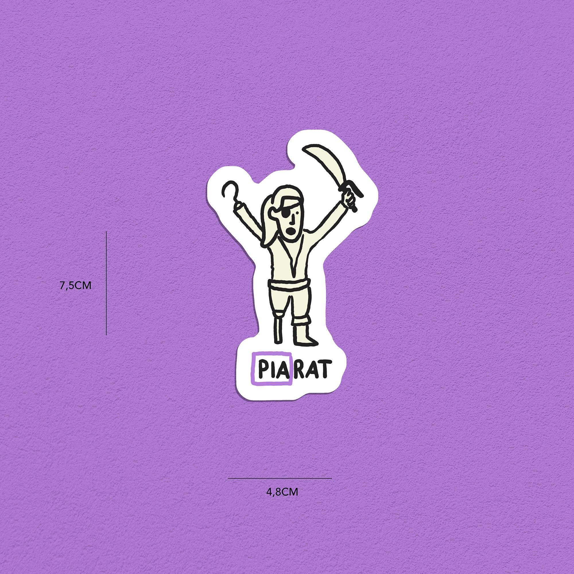 Spitznamen Pia, Stickerset, 8er