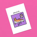 Postkarte A6 "Kuh La La"